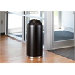 Safco Black Open Top Dome Receptacle