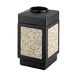 Safco Canmeleon Series Outdoor Aggregate Panel Open Top Receptacle