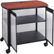 Safco Impromptu Deluxe Machine Stand with Doors in Black