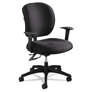 Safco Alday 24/7 Armless Task Office Chair in Black