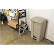 Safco Plastic Step-On Receptacle - 17 Gallon in Tan