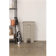 Safco Plastic Step-On Receptacle - 17 Gallon in Tan