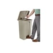 Safco Plastic Step-On Receptacle - 23 Gallon in Tan