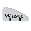 Safco Dual Recycling Receptacle in Stainless Steel