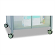 Safco Impromptu Deluxe Machine Stand with Doors in Gray