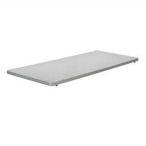 safco impromptu mobile training table rectangle top 60x24 in gray