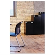 Safco Public Square 25-Gallon Recycling Bin in Black Base
