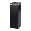 Safco Public Square 42-Gallon Black Base in Black