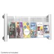 Safco Luxe 3 pocket  Magazine Rack in Silver