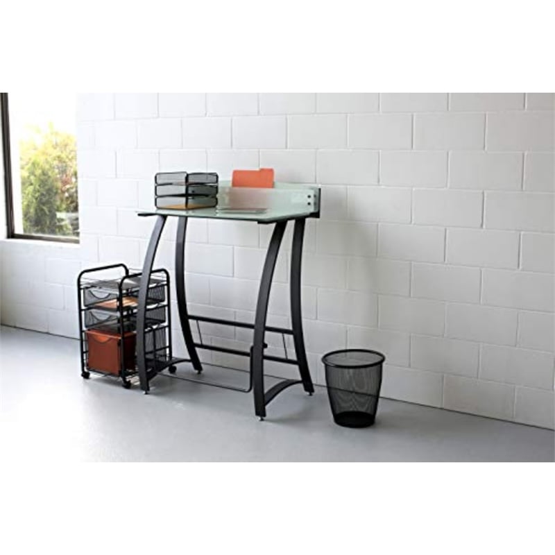 Safco Onyx Mesh File Cart with 1 File Drawer and 2 Small Drawers