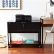 Safco Mobile File with Locking Top in Black