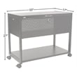 Safco Mobile File with Locking Top in Black