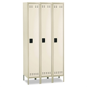 Safco Single Tier Locker 3 Column in Tan