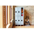 Safco Double Tier Locker 3 Column in Gray