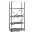 Safco 36 x 18 Commercial 5 Shelf Kit in Dark Grey Finish