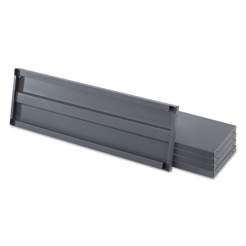 Safco 36 x 18 Commercial 5 Shelf Kit in Dark Grey Finish