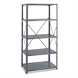 Safco 36 x 24 Commercial 5 Shelf Kit in Dark Grey Finish