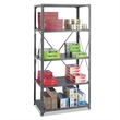 Safco 36 x 24 Commercial 5 Shelf Kit in Dark Grey Finish