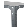 Safco 36 x 24 Commercial 6 Shelf Kit in Dark Grey Finish