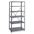Safco 36 x 24 Commercial 6 Shelf Kit in Dark Grey Finish