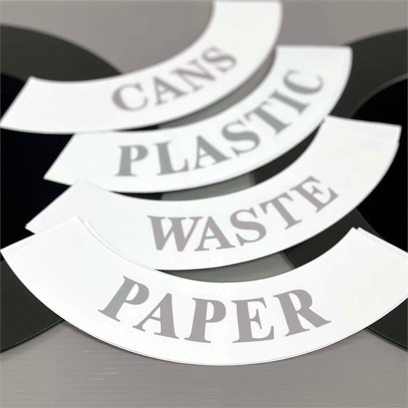 Safco At-Your-Disposal Recycling Center in Black Plastic