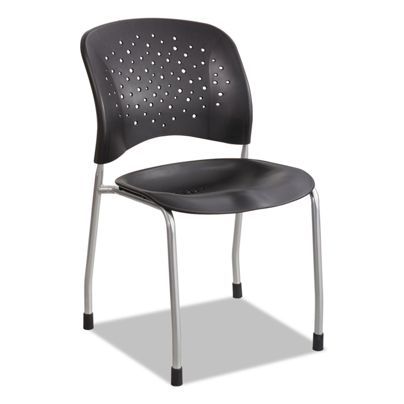 Safco Rêve Guest Chair in Black