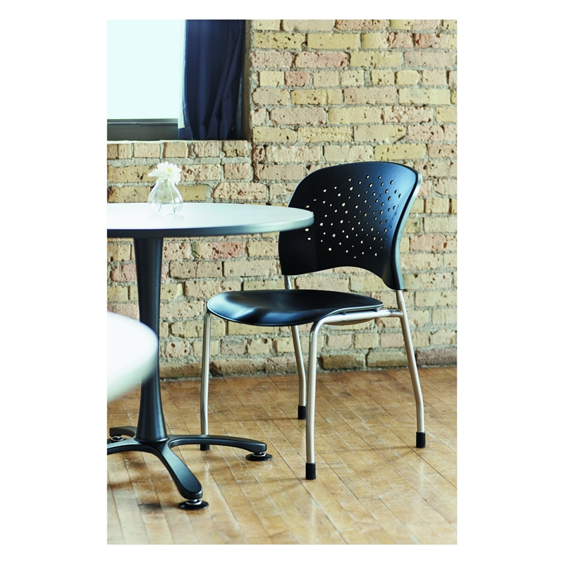 Safco Rêve Guest Chair in Black
