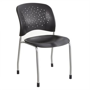 Safco Rêve Guest Chair in Black