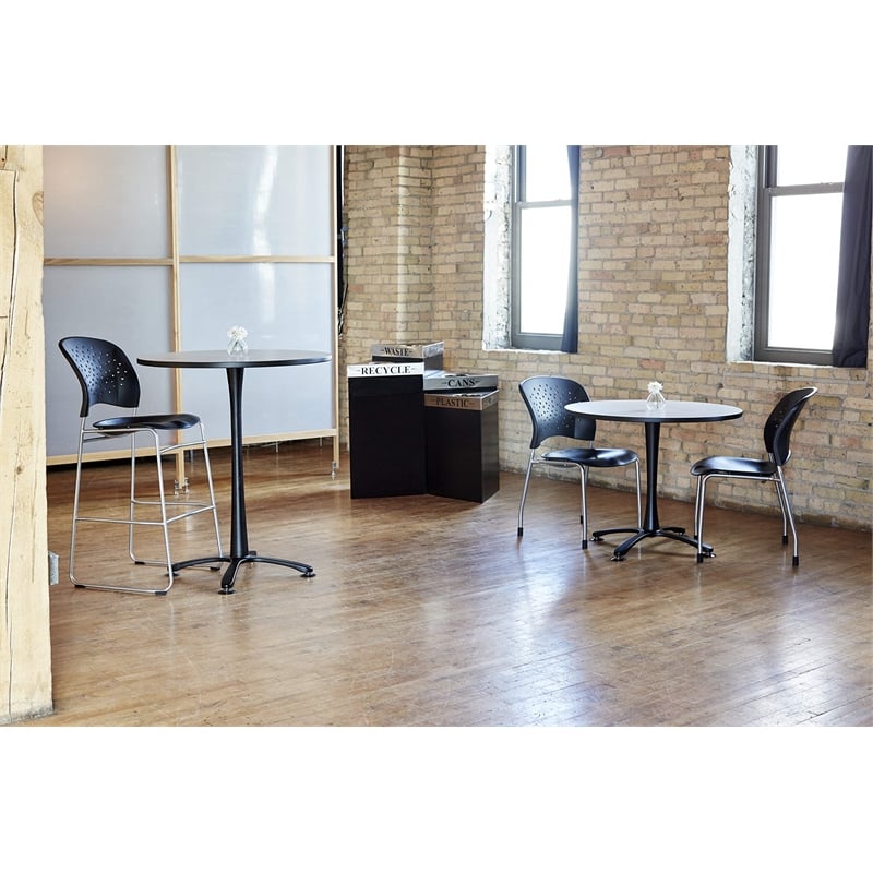 Safco Reve Counter Stool in Black