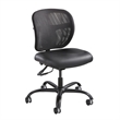 Safco Vue Intensive Use Mesh Task Office Chair in Black Vinyl