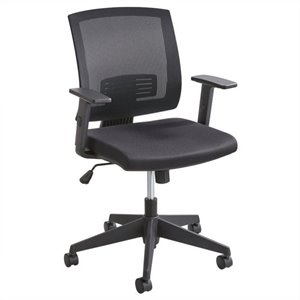 safco mezzo task office chair in black