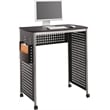 Safco Scoot Standing Desk Workstation in Black
