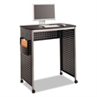 Safco Scoot Standing Desk Workstation in Black