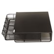 Safco Onyx 1 Drawer Hospitality Organizer in Black