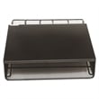 Safco Onyx 1 Drawer Hospitality Organizer in Black