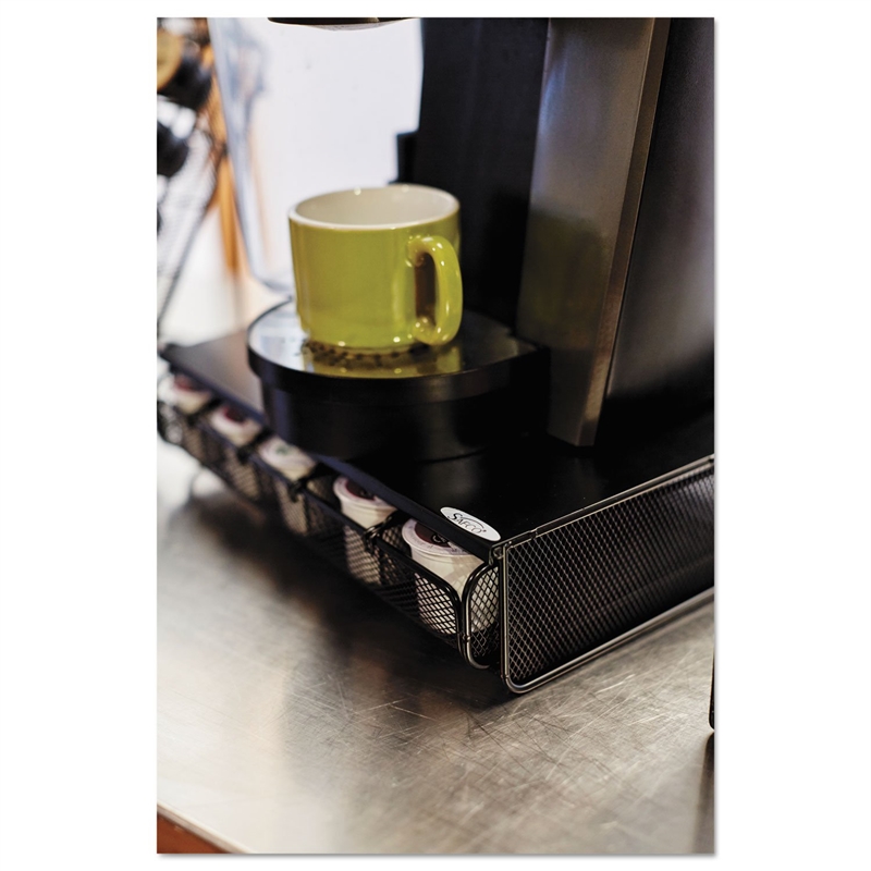 Safco Onyx 1 Drawer Hospitality Organizer in Black