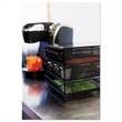 Safco Onyx 3 Drawer Hospitality Organizer in Black