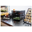 Safco Onyx 3 Drawer Hospitality Organizer in Black