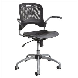 safco sassy manager swivel office chair in black