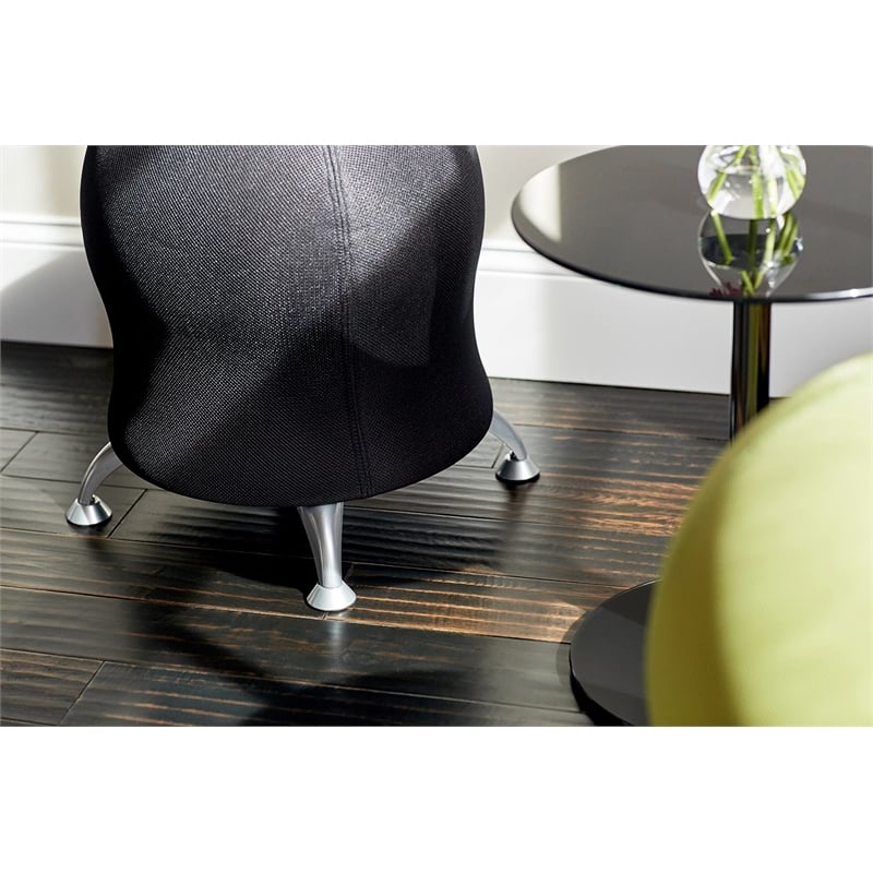 Safco Zenergy Ball Office Chair in Black Vinyl