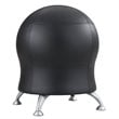 Safco Zenergy Ball Office Chair in Black Vinyl