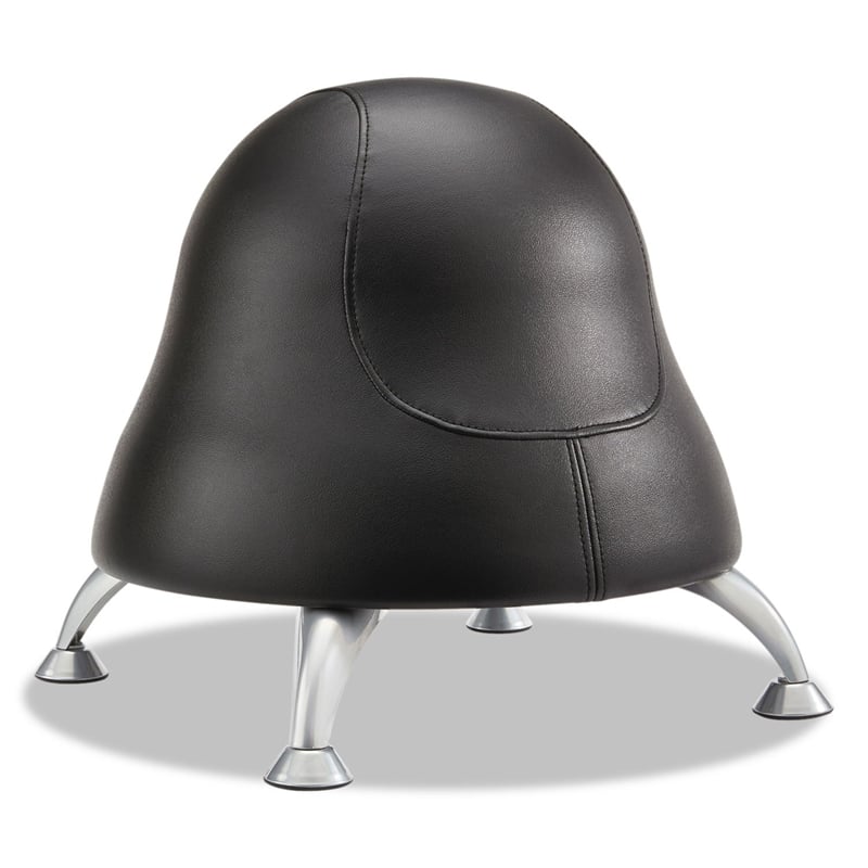 Safco Active Vinyl Upholstered Pump Ball Office Chair in Black