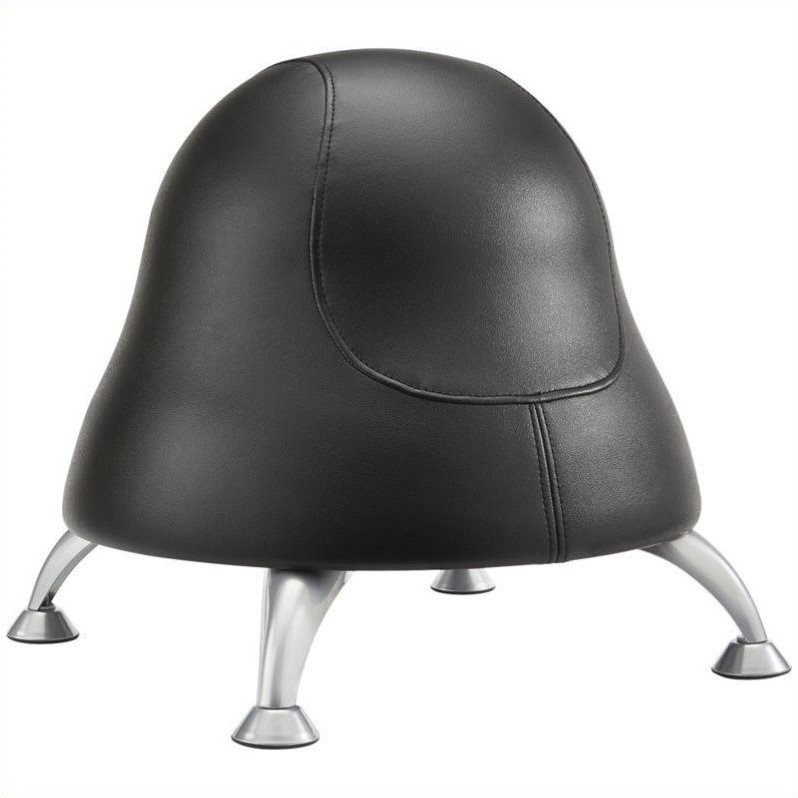 Safco Active Vinyl Upholstered Pump Ball Office Chair in Black