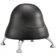 Safco Active Vinyl Upholstered Pump Ball Office Chair in Black