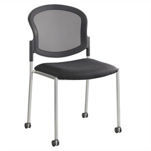 safco diaz guest mesh back guest chair in black