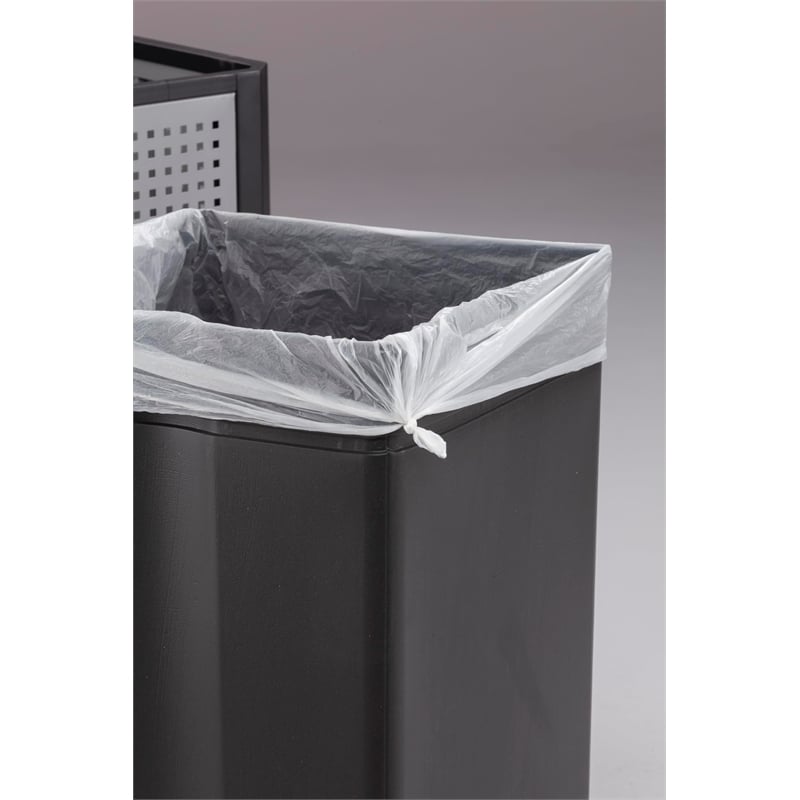 Safco 15 Gallon Evos Series Steel Waste Receptacle