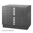 Safco Closed Low Base in Black (Fits 4986 and 4996 Flat File Cabinets)