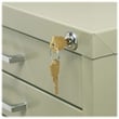 Safco Lock Kit for 5-Drawer Steel Flat File