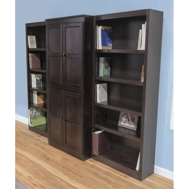 Concepts in Wood Book Shelf Storage - Bookcase Furniture 91 x 72