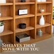 Concepts in Wood Book Shelf - Tall Wood Bookcase Furniture - 72 x 72
